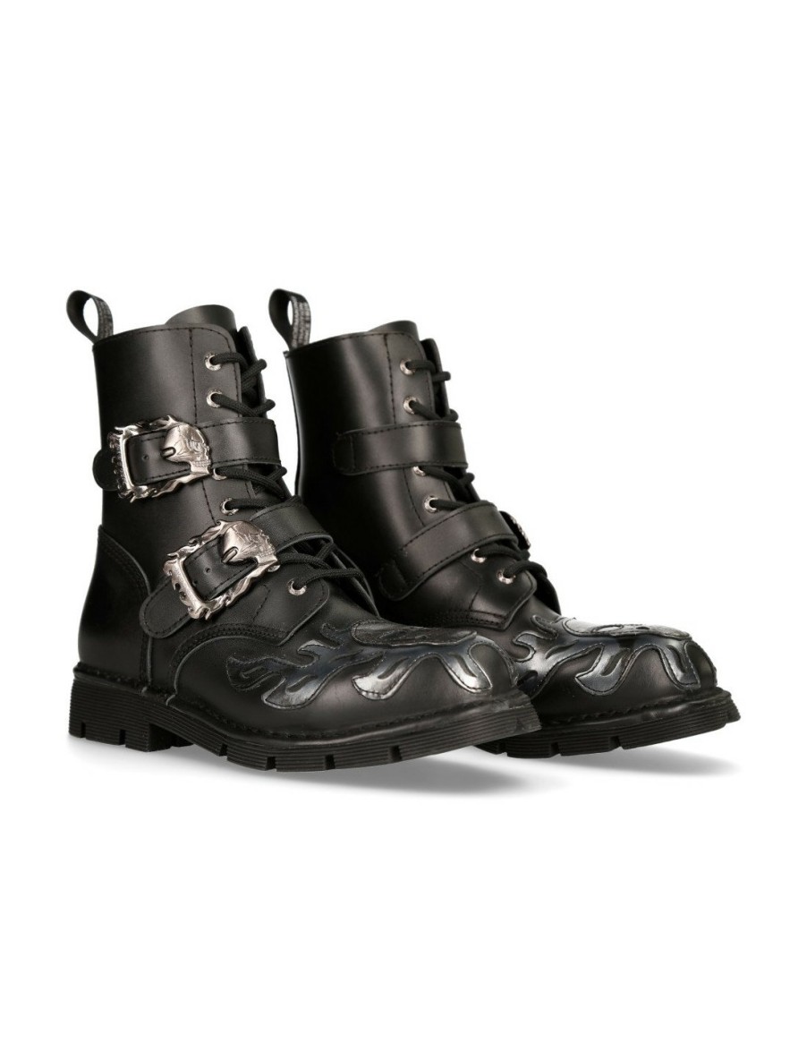 Women New Rock | Boot Metallic M-Newmili091-C1