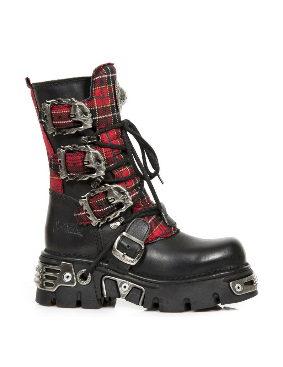 Women New Rock | Boot Metallic M-391T-S1