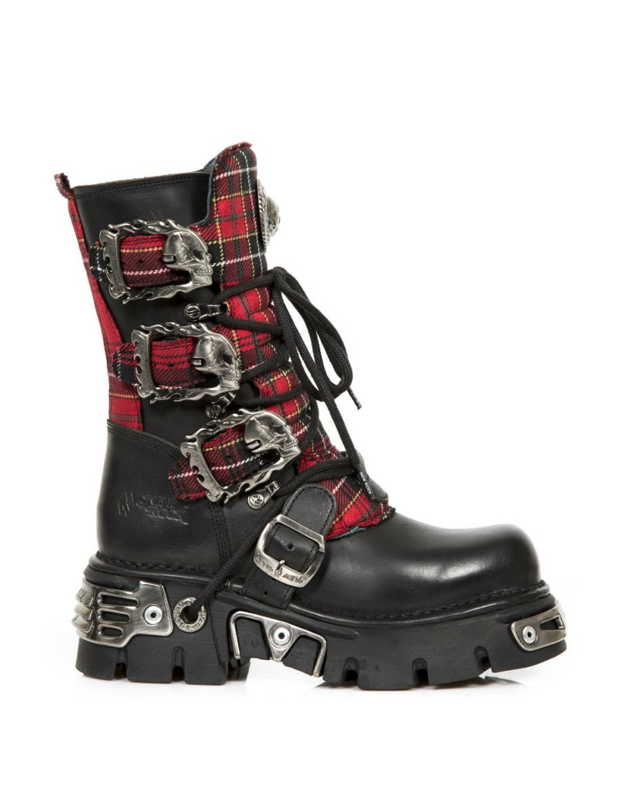 Women New Rock | Boot Metallic M-391T-S1