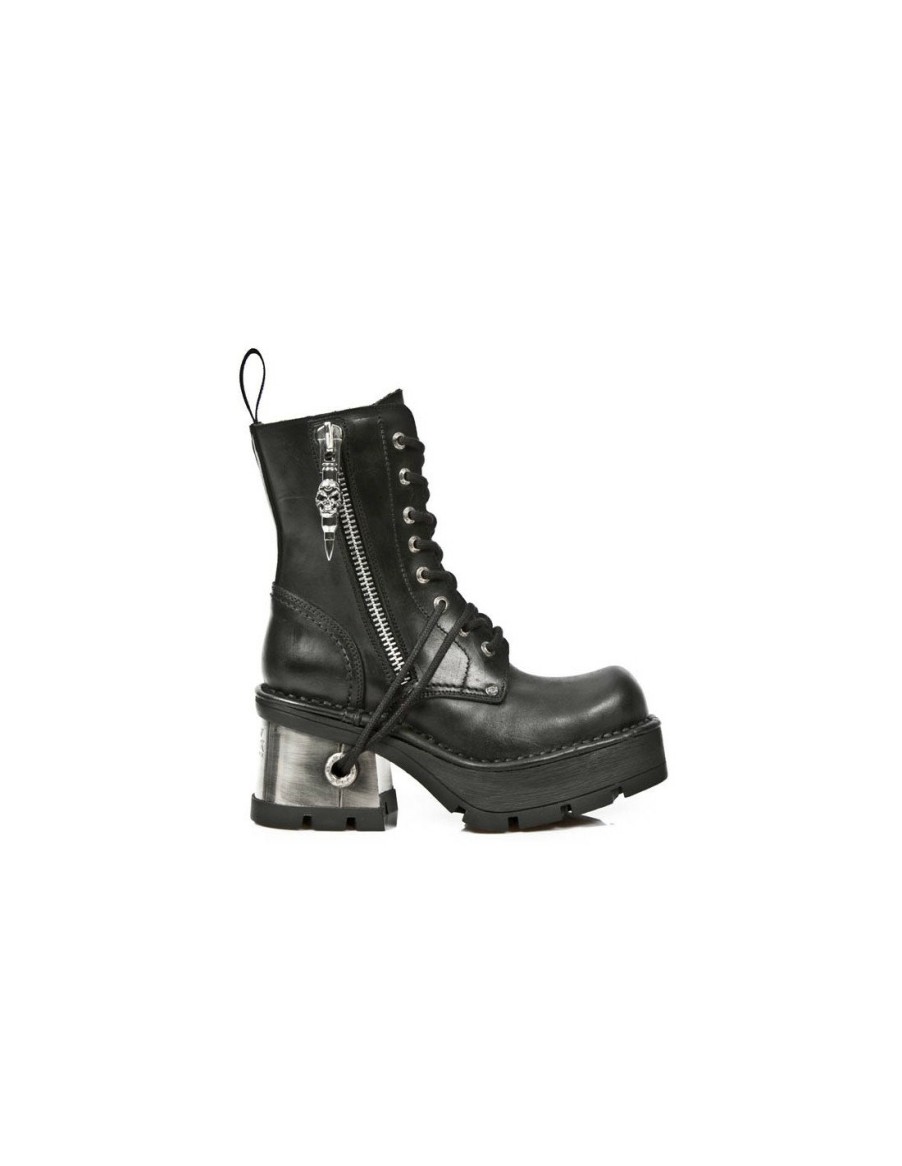 Women New Rock | Boot Metallic M-1047-C1