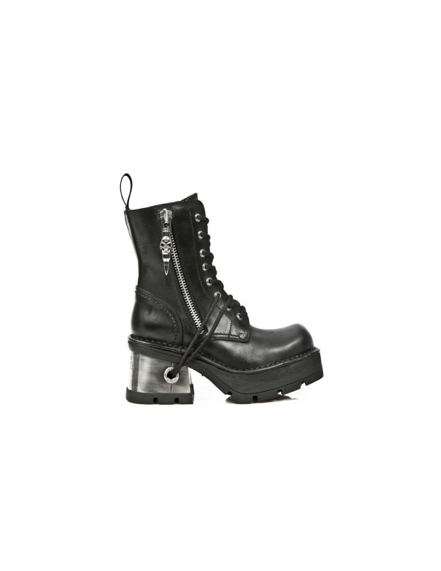 Women New Rock | Boot Metallic M-1047-C1