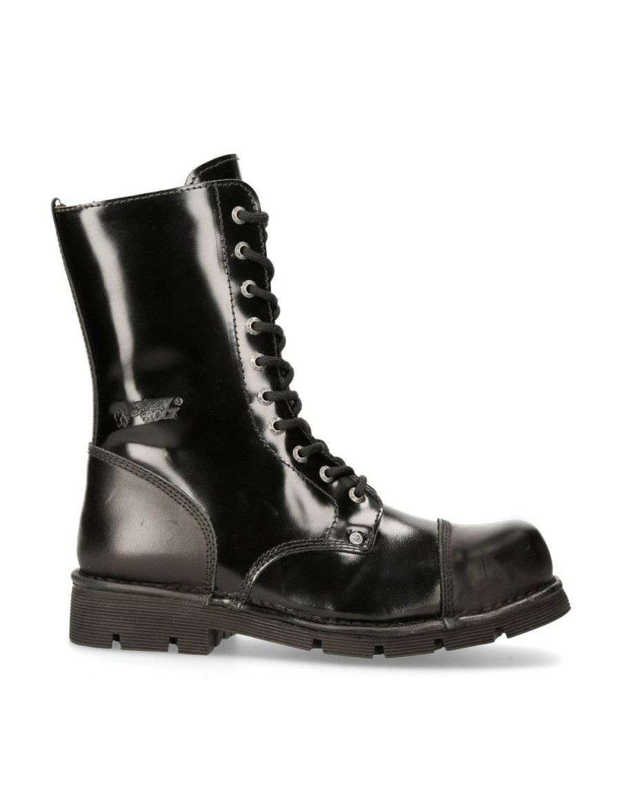 Women New Rock | Boot Metallic M-Mili10Mt-C1