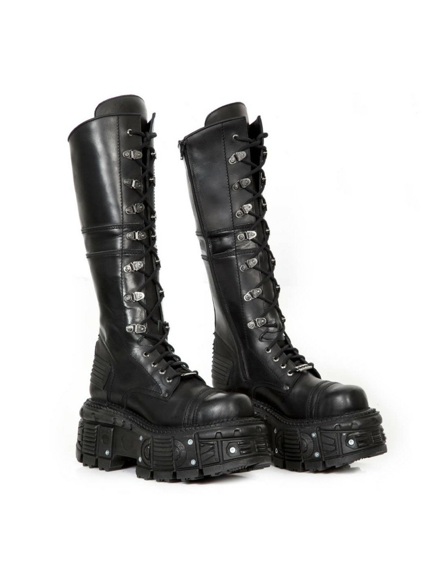 Women New Rock | High Boot Imperfect With Laces M-Tank004-C5