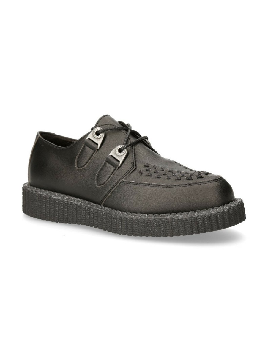 Men New Rock | Shoe Black Creeper15 With Laces M-Creeper002-V6