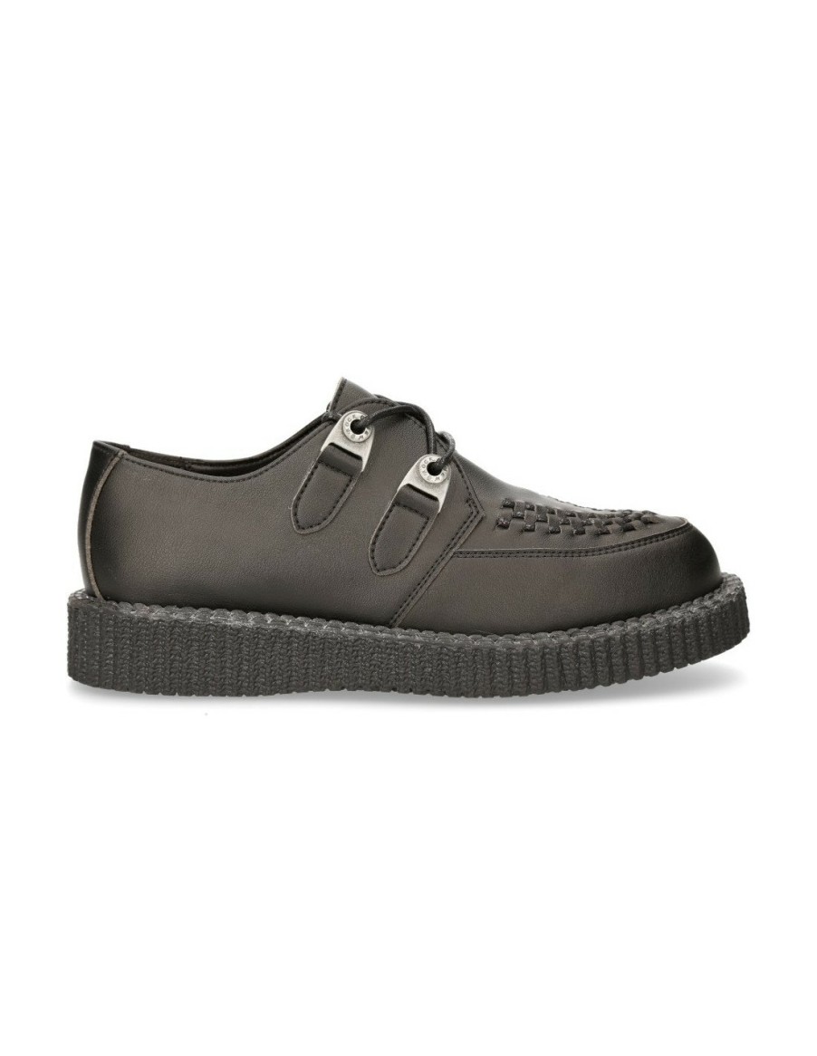 Men New Rock | Shoe Black Creeper15 With Laces M-Creeper002-V6