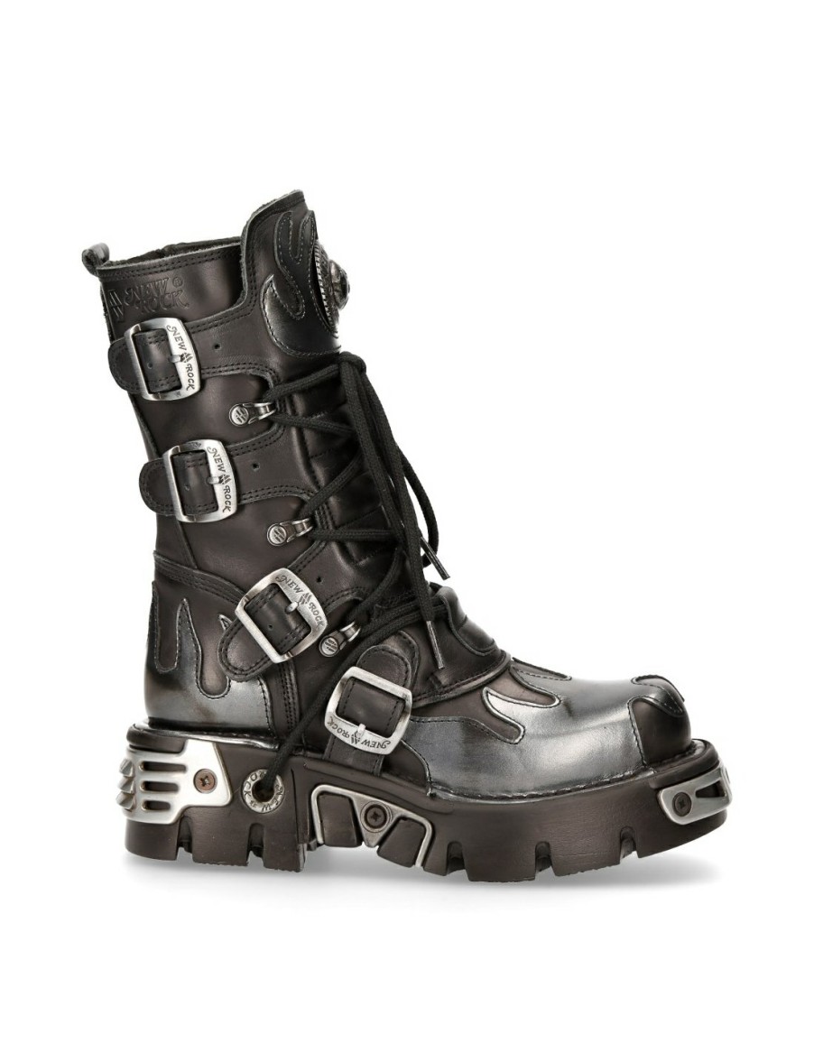 Women New Rock | Boot Metallic M-591-S2