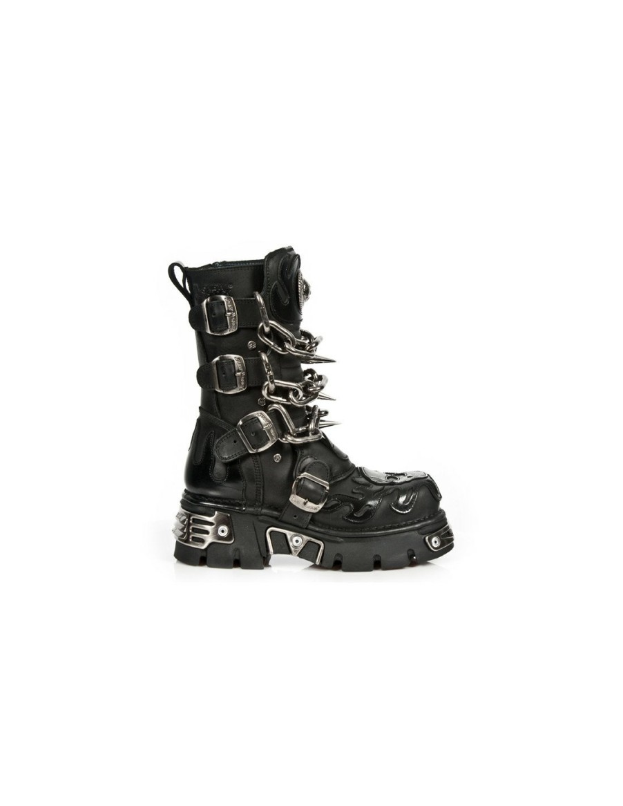 Women New Rock | Boot Metallic M-727Mt-C1