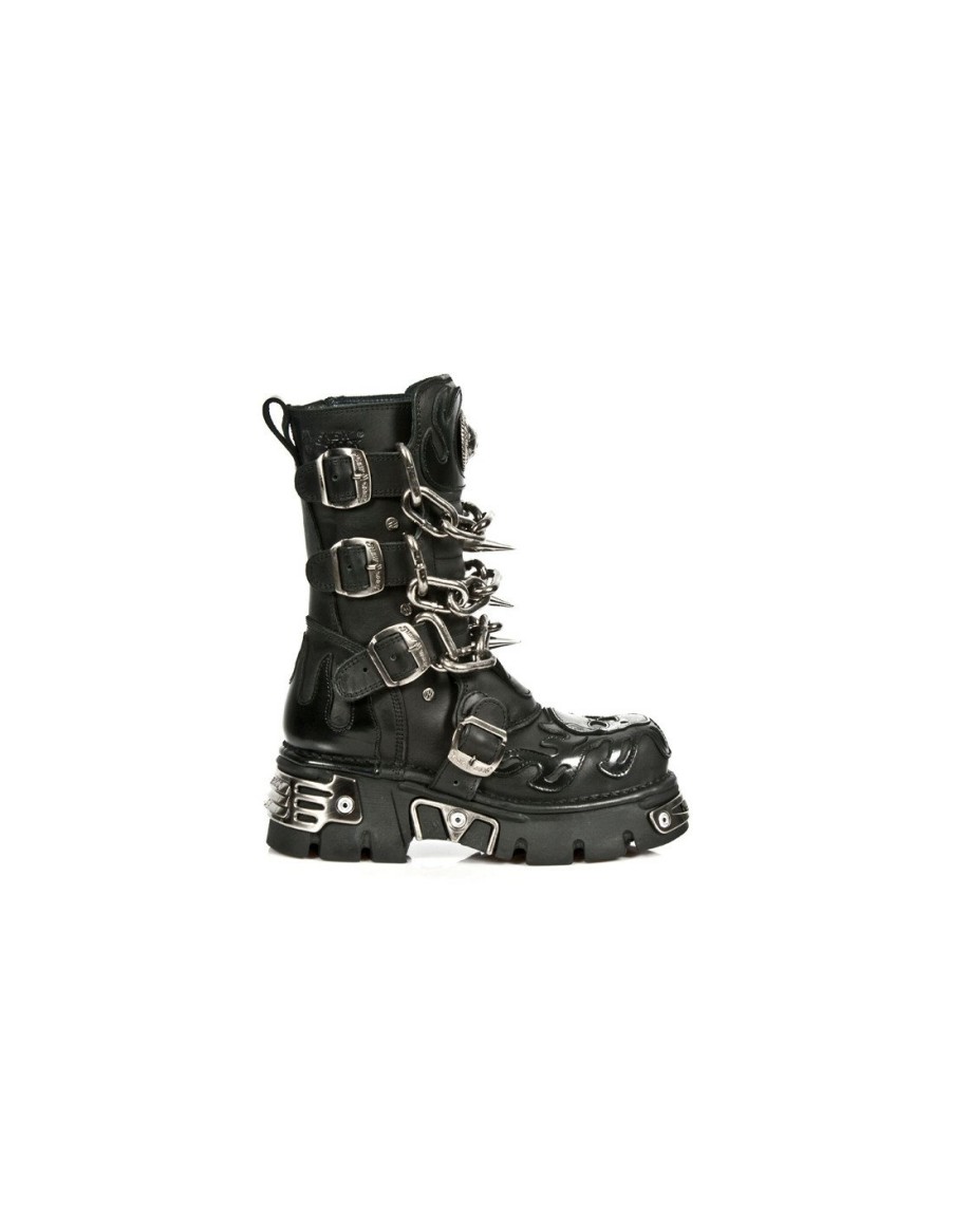 Women New Rock | Boot Metallic M-727Mt-C1