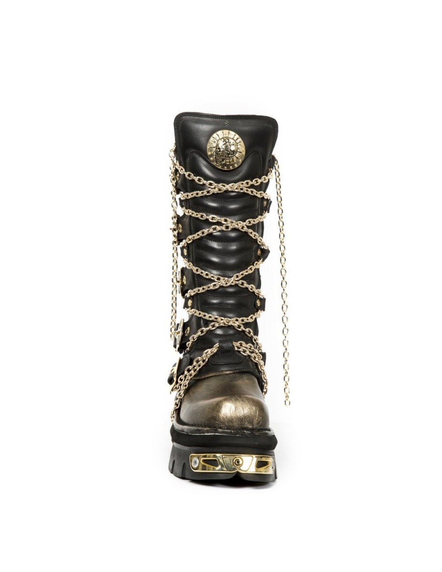 Women New Rock | High Boot Metallic M-1013-C3