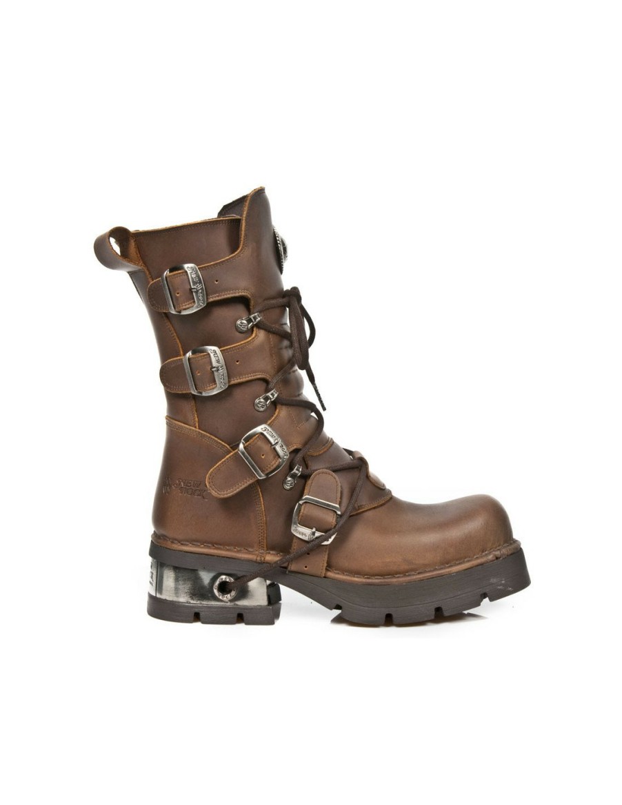 Women New Rock | Boot Metallic M-373-C58