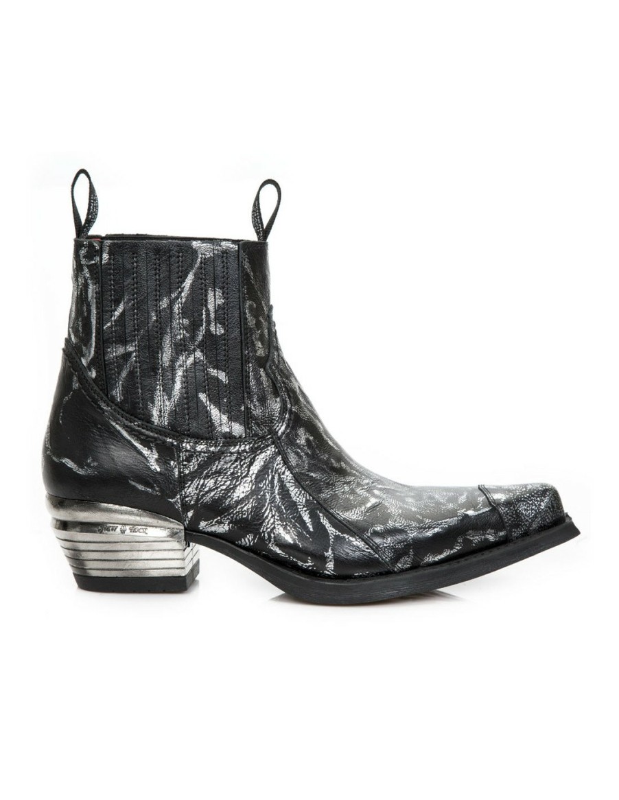 Men New Rock | Ankle Boot West M-7953Pt-C24