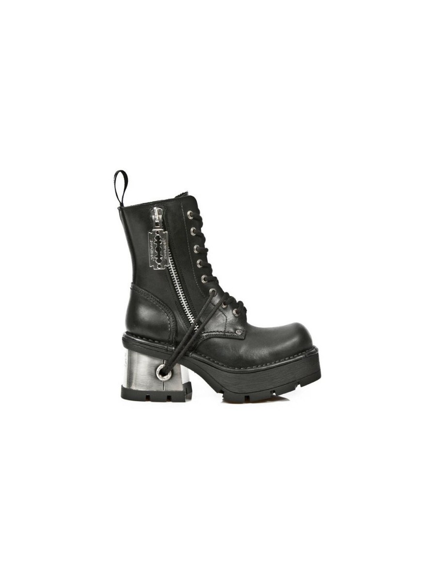 Women New Rock | Boot Metallic M-1045-C1